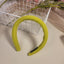 Candy colored velvet with wide edge sponge headband flocking - Korvel