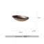 Modern Luxury Oval Edge Decorative Tray for Home Dining
