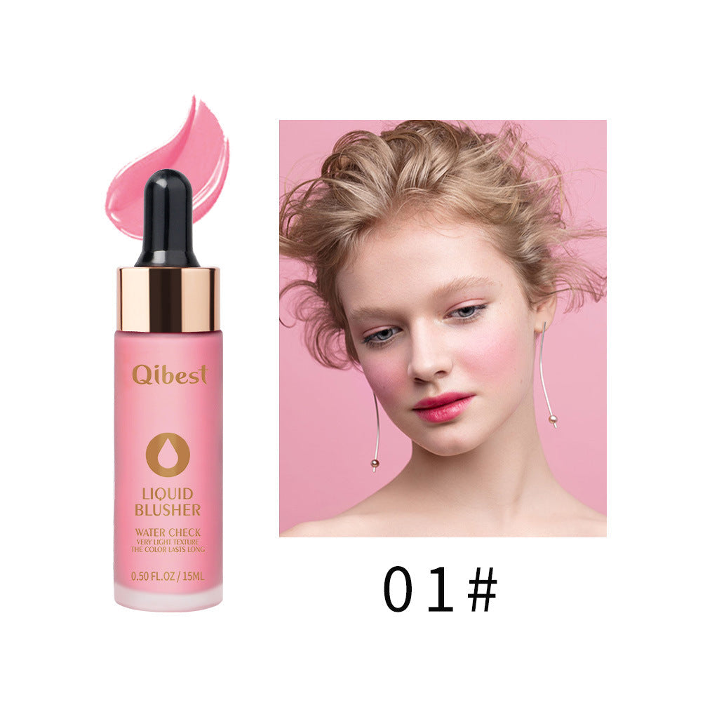 QIBEST Natural Liquid Blush for Radiant Skin