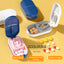 Japanese medicine cutter medicine dispenser one point two cut pill artifact quarter divider portable drug storage box - Korvel