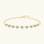 Inlaid Moissanite 925 Sterling Silver Bracelet - Korvel