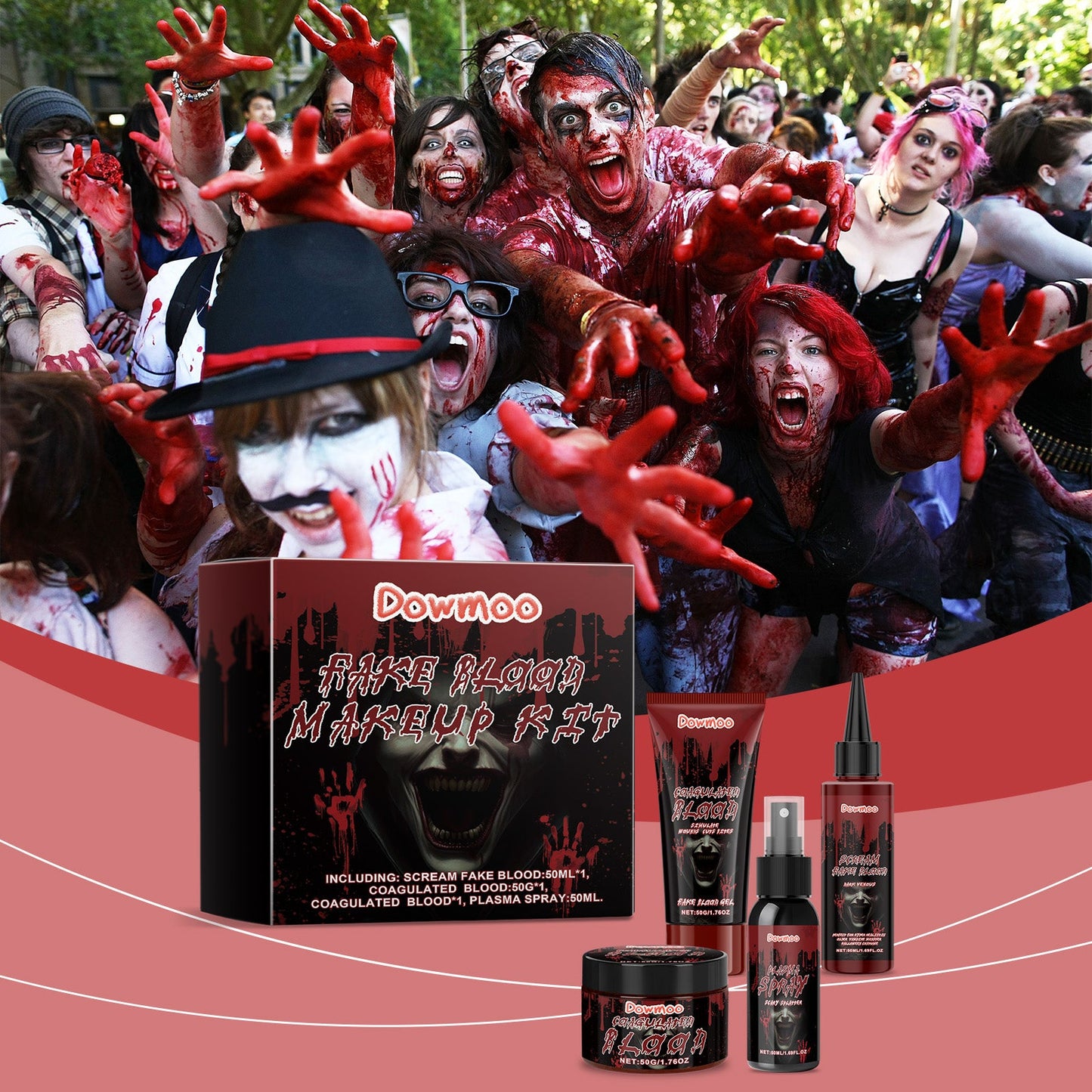 Premium Halloween Costume Makeup Set for Festive Effects