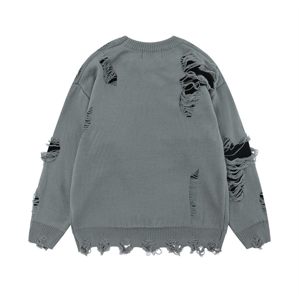 Pull en crochet tendance pour hommes - Pull en tricot décontracté