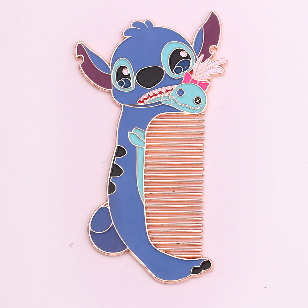 Stitch Doll Styling Comb Makeup Mirror Stitch Hair Comb Giveaway Gift - Korvel