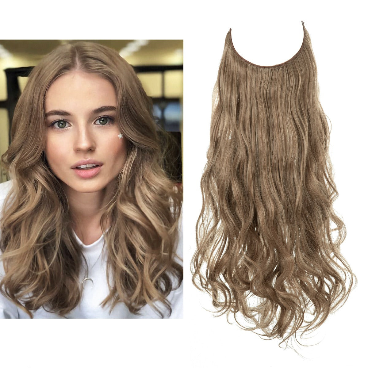 Premium Long Curly Hair Extension - High Temperature Silk