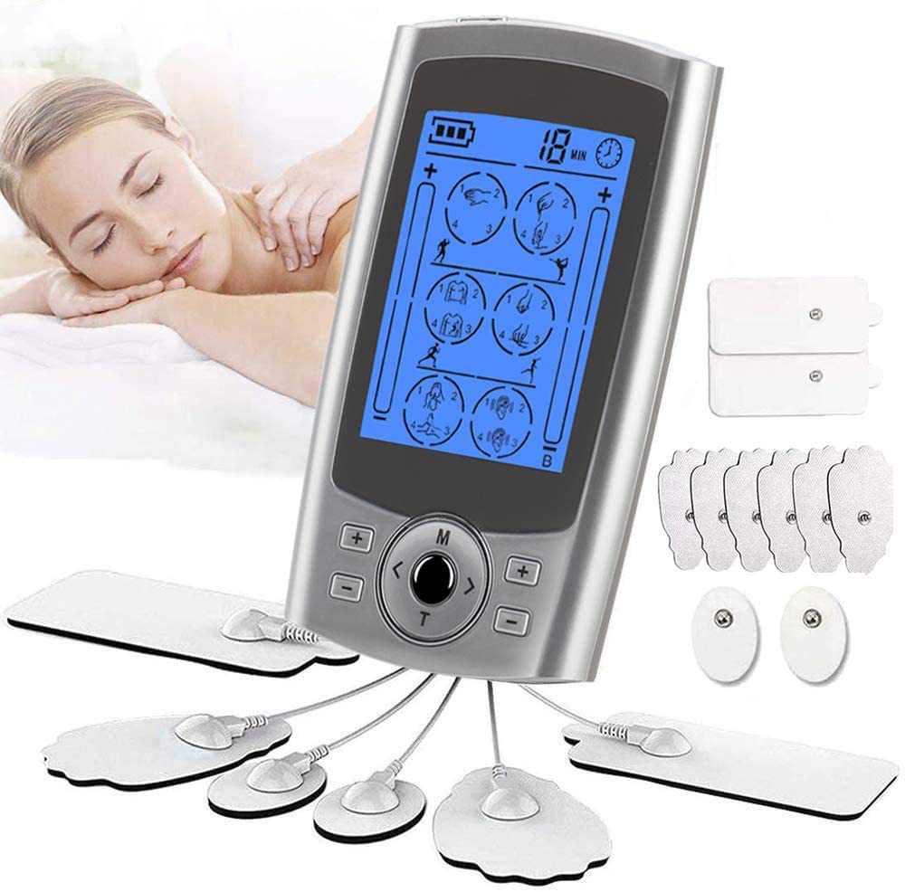 24 Mode Physiotherapy Instrument Tens Intelligent Pulse Full Body Massage Charging Meridian Massager - Korvel