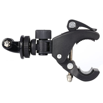 GloryStar Black Bike Bicycle Motorcycle Handlebar Handle Clamp Bar Camera Mount Tripod Adapter For Gopro Hero 1 2 3 3+ 4 - Korvel