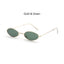 Gafas de sol ovaladas vintage elegantes para hombres y mujeres