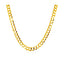 Collier en chaîne en or jaune 14k solide de 3,6 mm