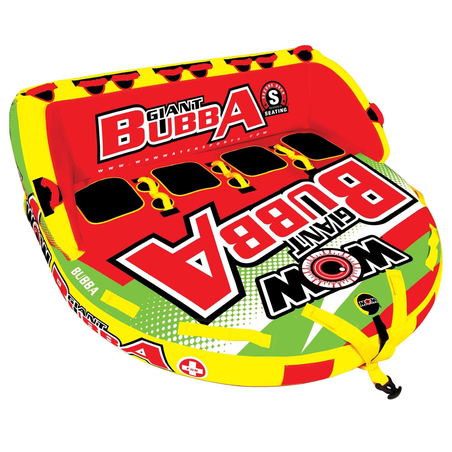 WOW Watersports Giant Bubba Hi Vis Towable Tube