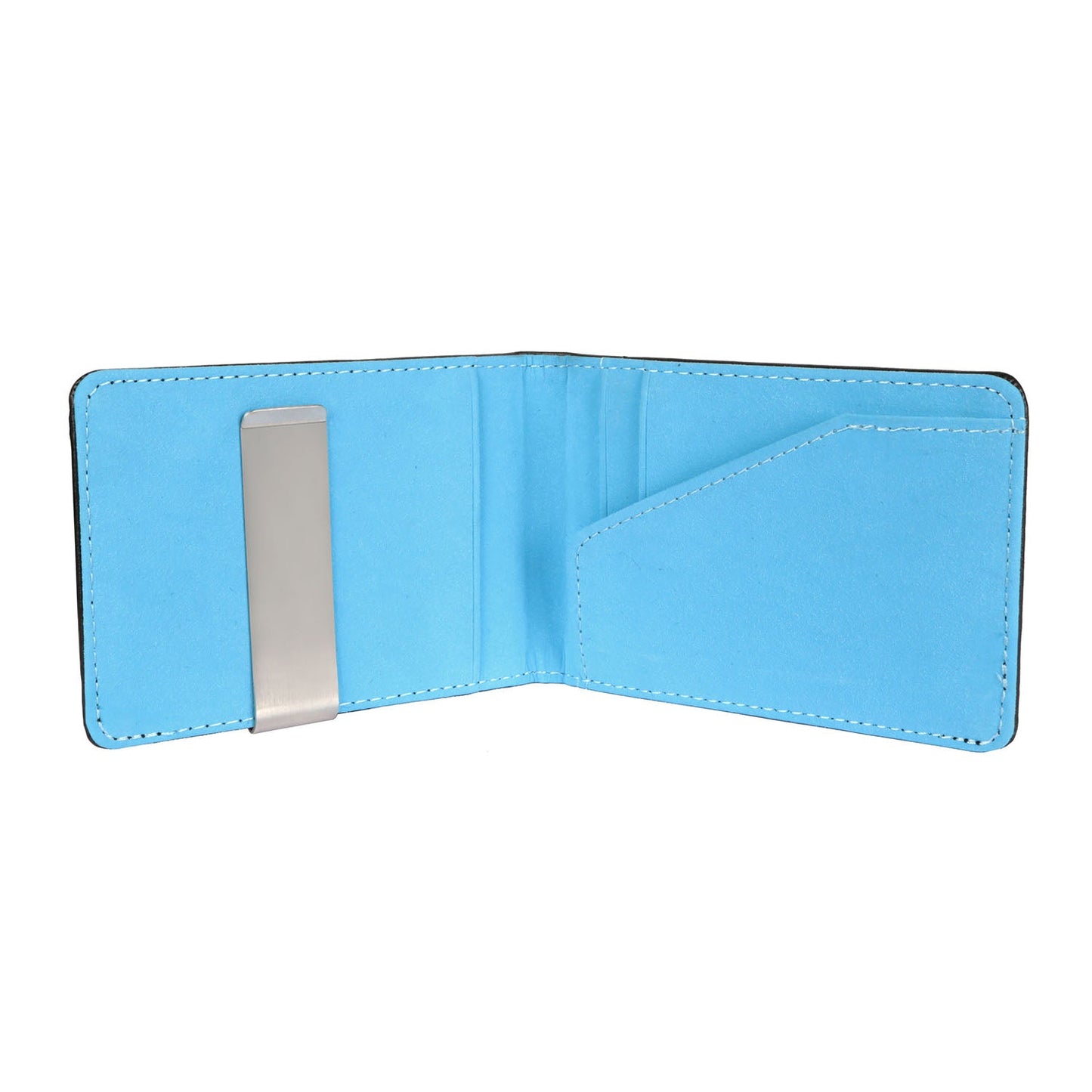 Unisex RFID Blocking Slim Bifold Wallet with Money Clip