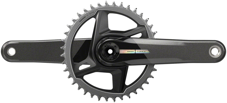SRAM Force 1 Wide Crankset - 175mm 12-Speed Iridescent Gray