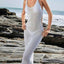 Sleeveless Knit Cover-Up Dress with Side Cutouts