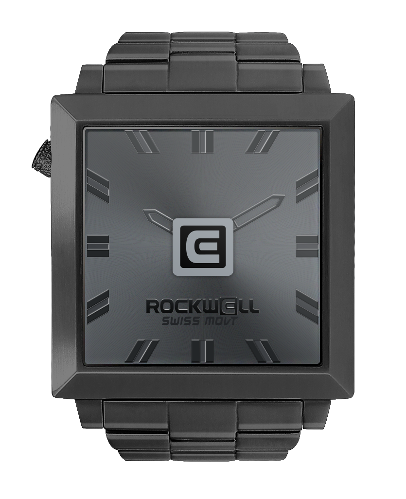 Reloj Gunmetal de 50mm2