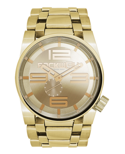 Bold 50mm Gold Luxury Watch - Korvel