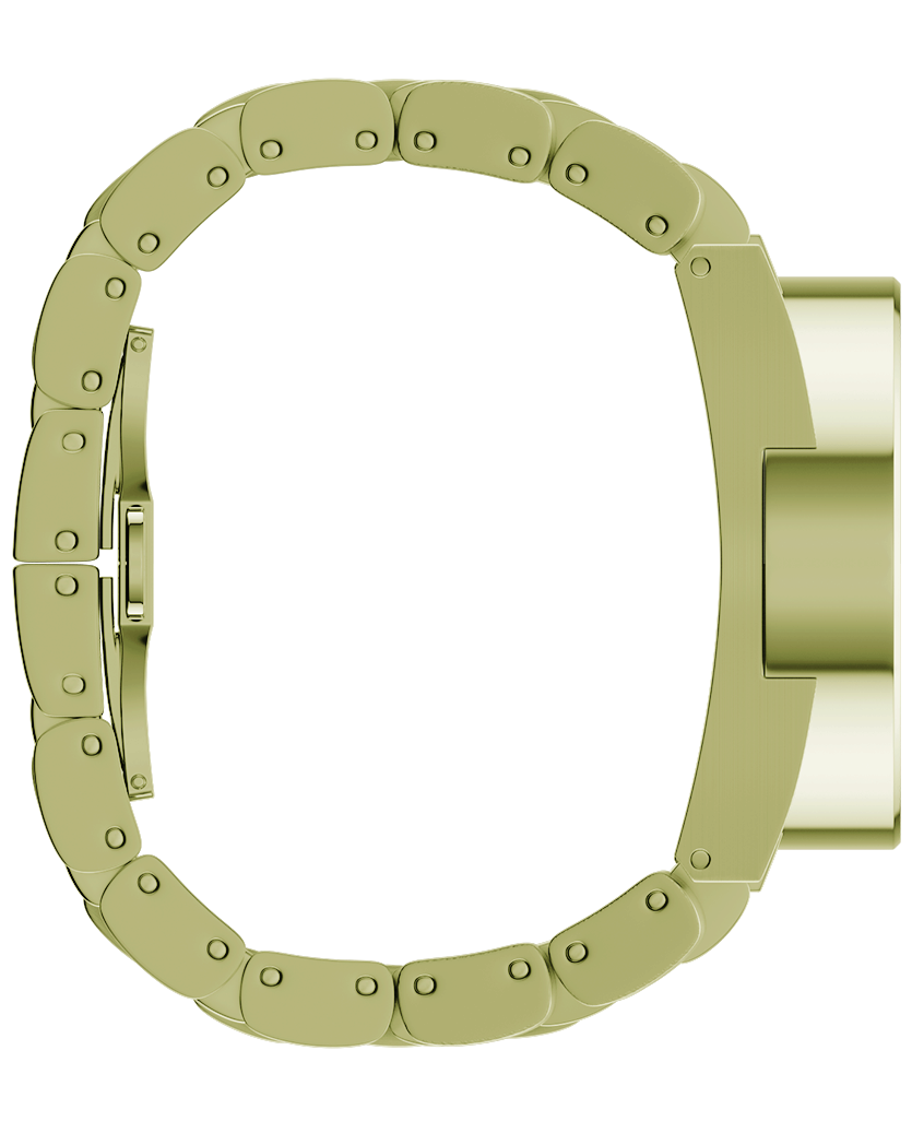 Bold 50mm Gold & Black Murdered Dial Watch - Korvel