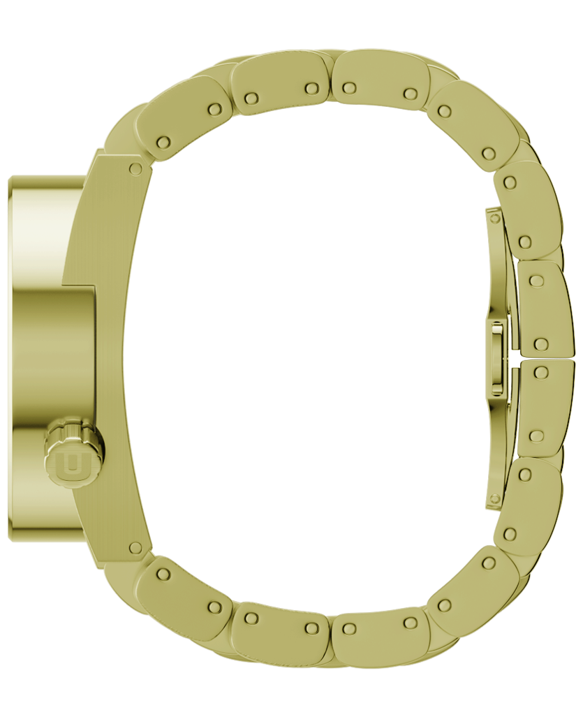 Bold 50mm Gold & Black Murdered Dial Watch - Korvel
