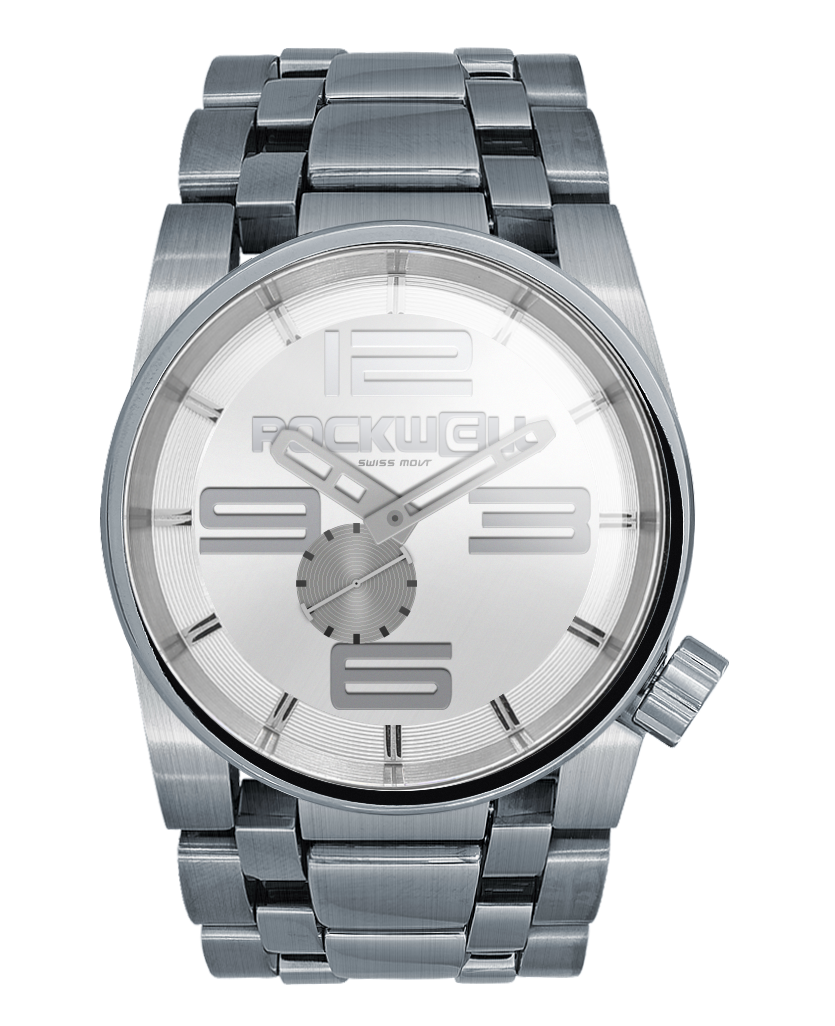 Reloj Edición Plata de 50 mm