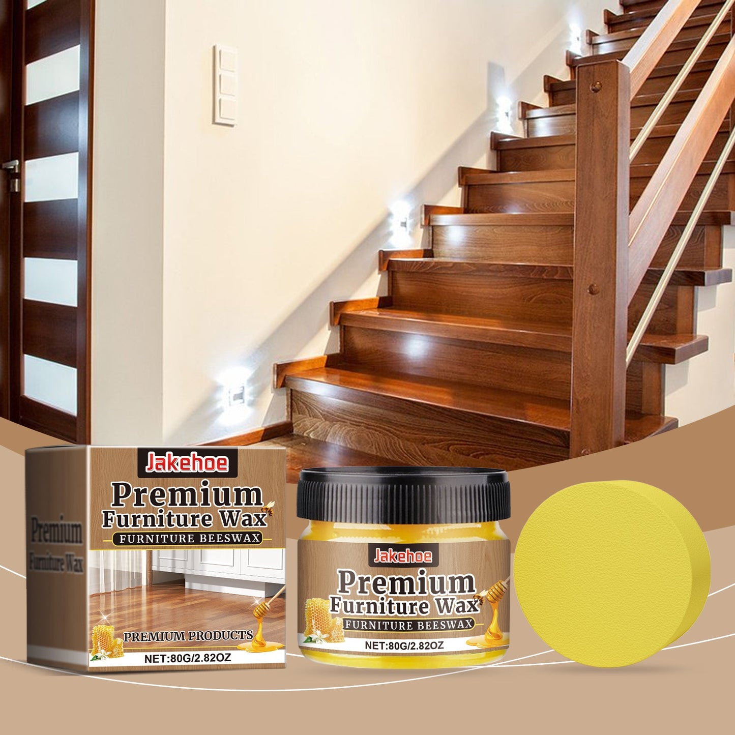 Furniture Care Beeswax Indoor Wood Table And Chair Furniture Shine Polishing Care Multi-Purpose Maintenance Wax - Korvel