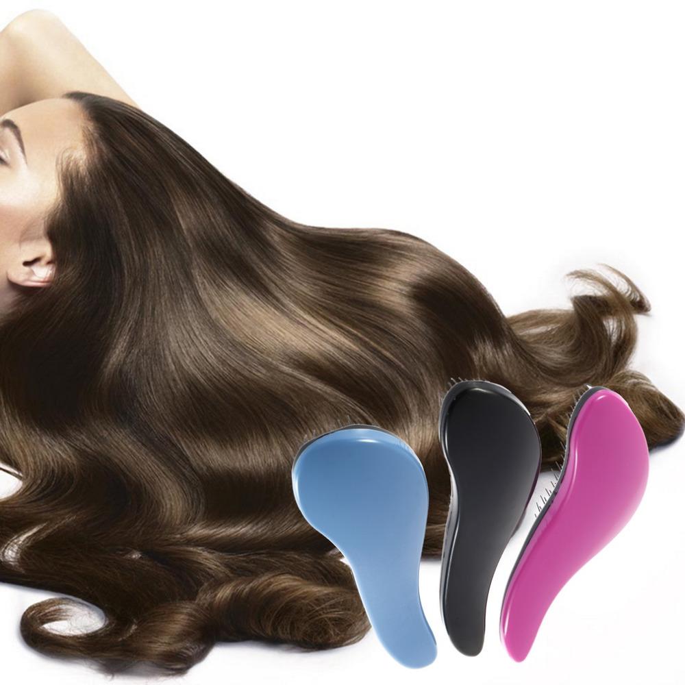 1PC 15CM Eyecatching Hair Care Styling Hair Comb Beauty Healthy Styling Care Hair Comb Shower Massager Detangle Brush - Korvel