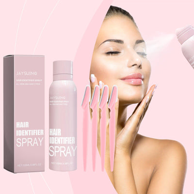 Jaysuing100ml Hair Identifier Spray For Face Shaving Mild Formula Face Spray Hair Removal Effective Spray Hair Remover Face Hair - Korvel