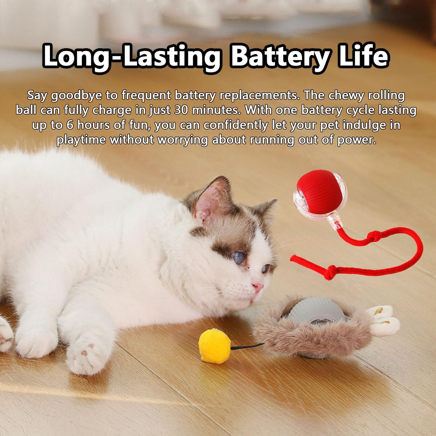 360° Smart Automatic Interactive Cat Toy Ball