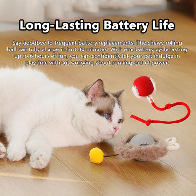 360° Smart Automatic Interactive Cat Toy Ball
