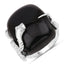 21.04 Carat Black Onyx & White Topaz Sterling Silver Ring