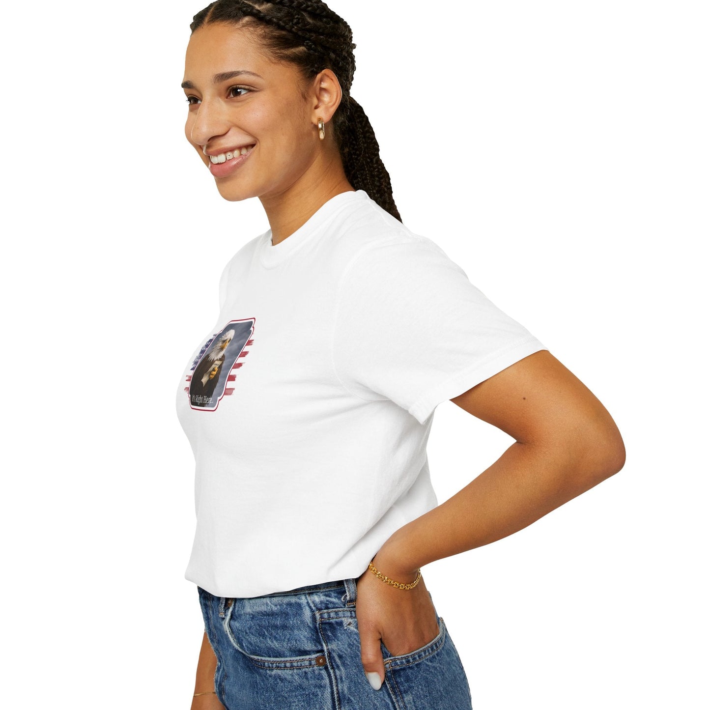 Camiseta de Parodia Política It’s Right Here