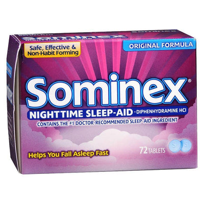 Sominex Comprimés d'Aide au Sommeil Nocturne Formule Originale