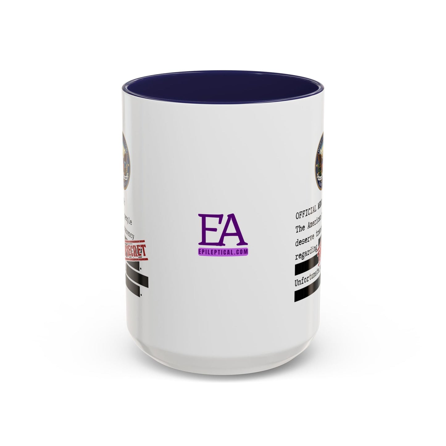 Official Memo Top Secret Coffee Mug – Political Satire