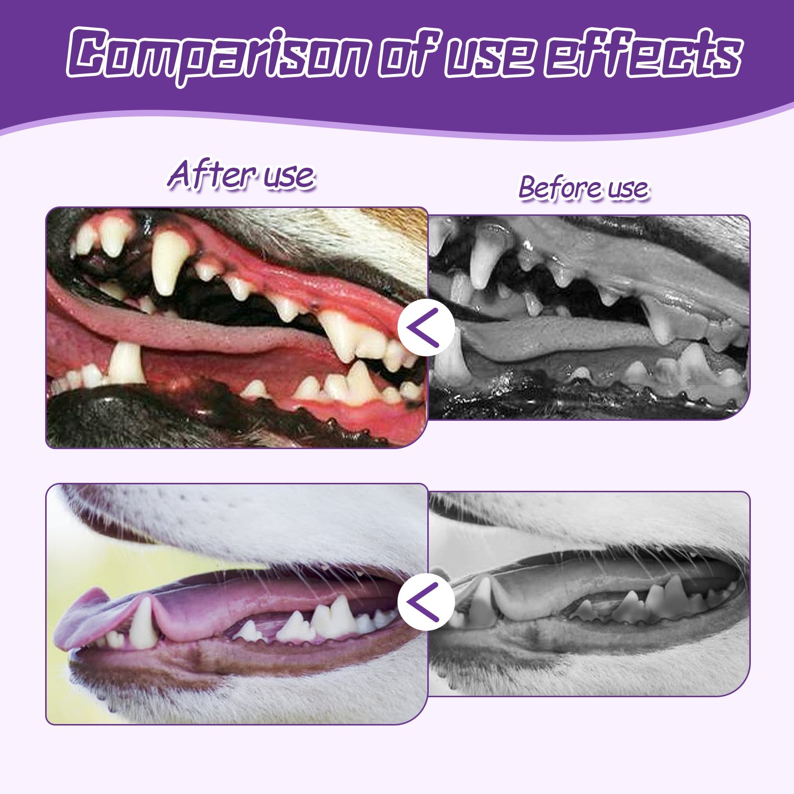 Pet Toothbrush For Dogs, Pet Oral Cleaning Dental Stains Dental Health Care - Korvel
