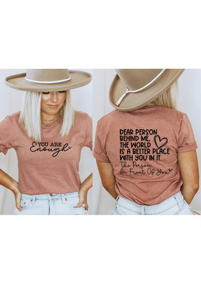 You are Enough Unisex T-Shirt - Korvel