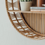 Weaving layer shelf storage rack background wall storage display shelf Bohemian style storage rack - Korvel