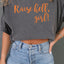 Raise Hell Girl Oversized Tee 5117CC - Korvel