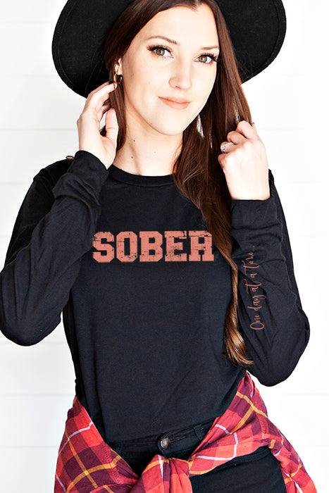 Sober Long Sleeve Tee - Unisex Fit - Korvel