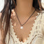 Beach Vacation Conch Shell Tassel Necklace Versatile Countryside Wax Thread Necklace Accessories - Korvel