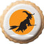 Décorations comestibles pour cupcakes d'Halloween (12 pièces) – Design citrouille