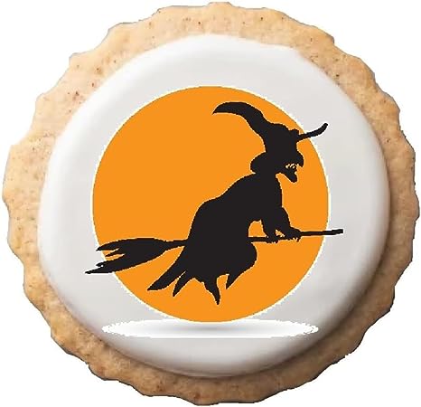 Décorations comestibles pour cupcakes d'Halloween (12 pièces) – Design citrouille