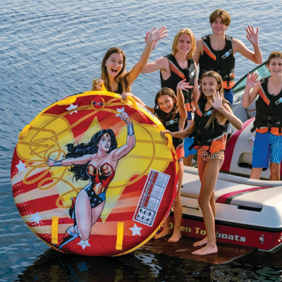 WOW Sports DC Comics Wonder Woman 2-Person Soft Top Deck Tube
