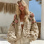 Women's Premium Anti-Pilling Knitted Cardigan - Loose Fit, Round Neckline