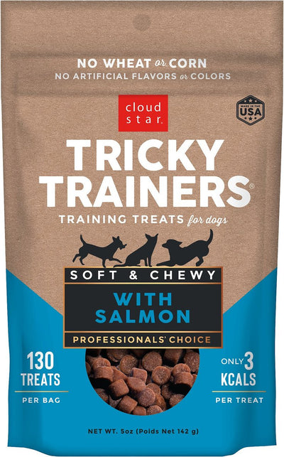 Cloud Star Tricky Trainers Chewy Treats - Salmón
