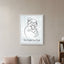 L'impression sur toile Chat Le Monde Peut Attendre