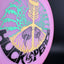 Soft Neo Spore - Huk Lab Peace Triple Foil Stamp Disc