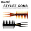 Oil Head Comb Double-Sided Fish Insert Comb Big Tooth Flat Comb Bottom Fork Comb Plate Hair Styling Comb - Korvel