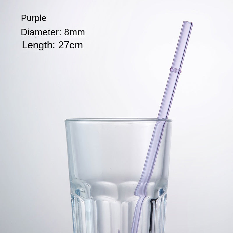 Eco-Friendly High Borosilicate Glass Straw - Customizable & Durable