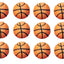 Basketball Sugar Shapes - Edible Decorations for Baking