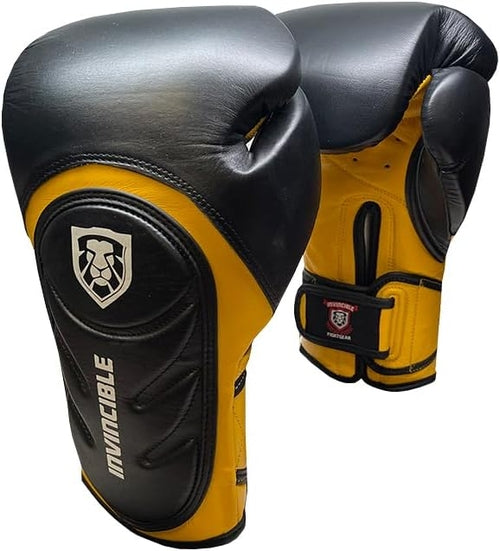 Gants d'entraînement en cuir professionnels Invincible Fight Gear