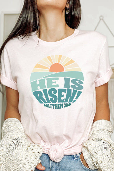 Camiseta He Is Risen 5136