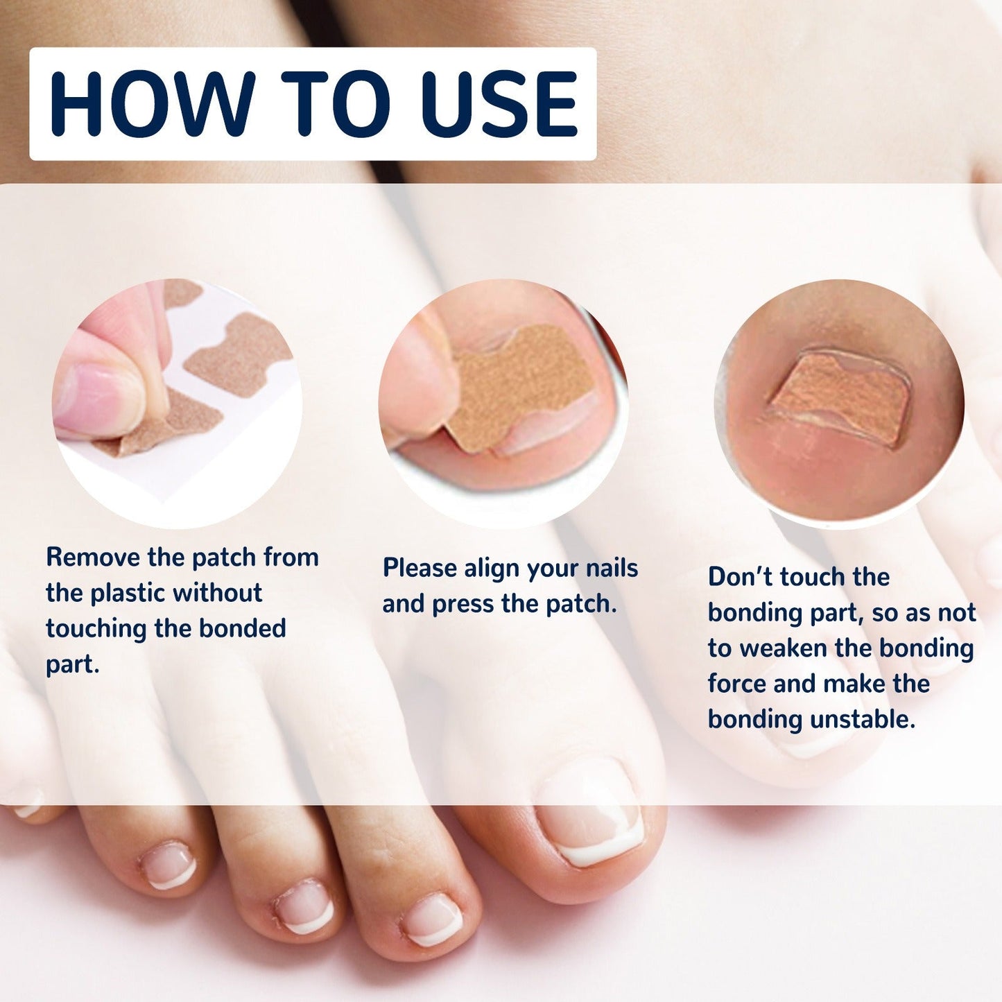 Parche de Corrección de Uñas de EELHOE - 50pcs